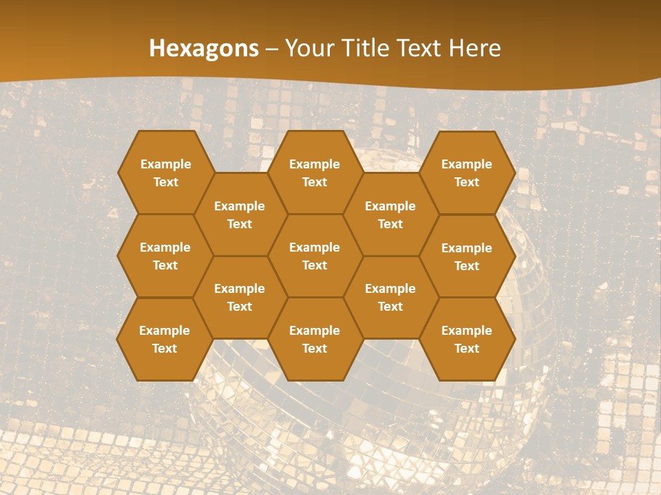 Sphere Glamour Sparkle PowerPoint Template