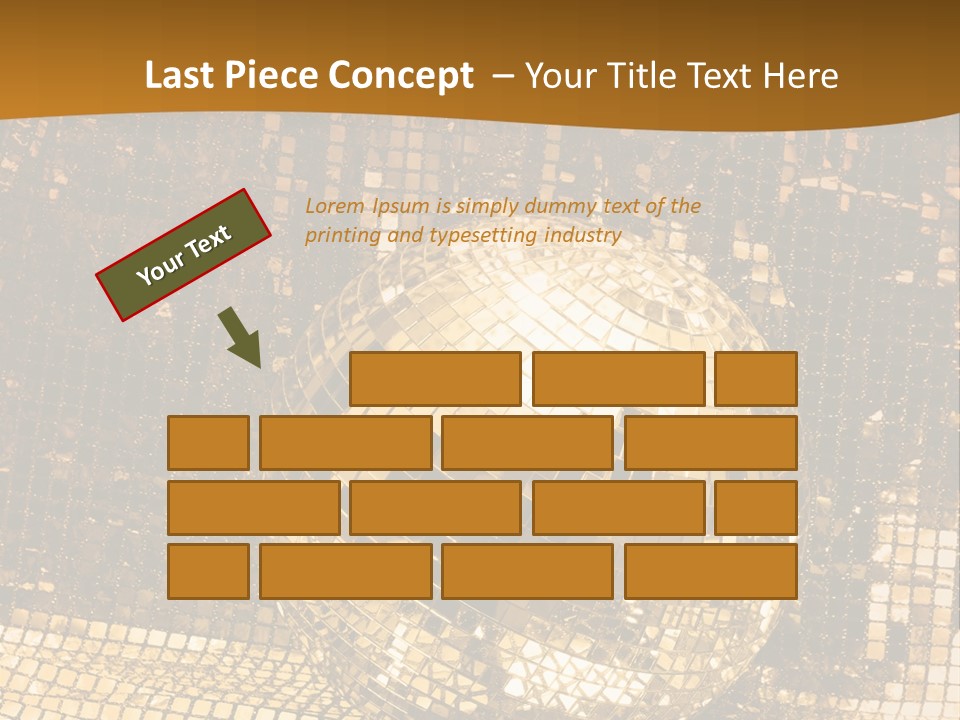 Sphere Glamour Sparkle PowerPoint Template