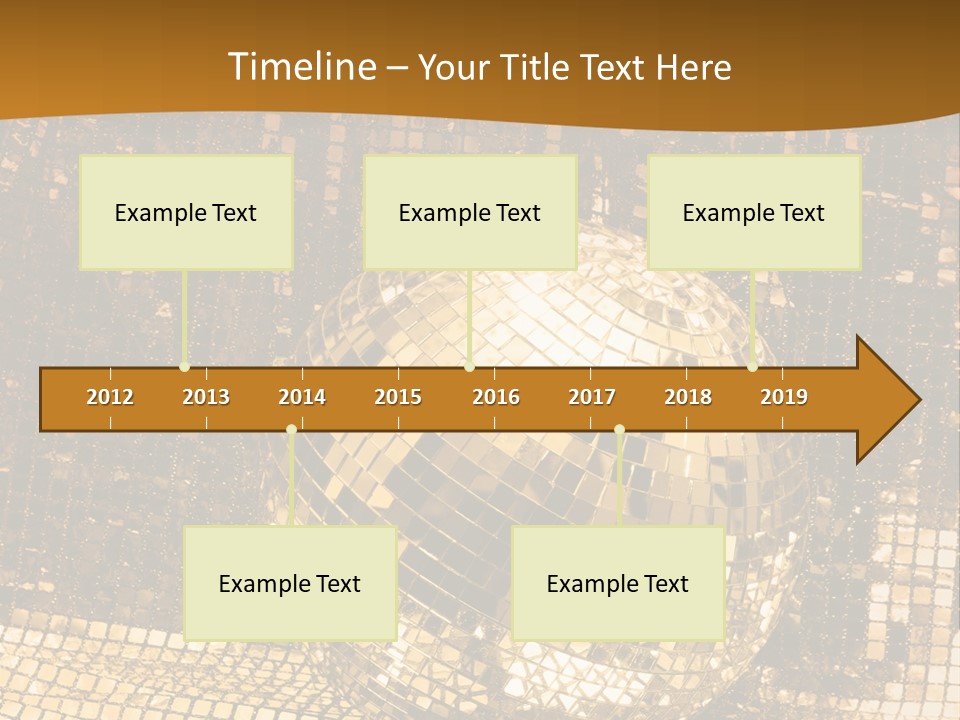 Sphere Glamour Sparkle PowerPoint Template