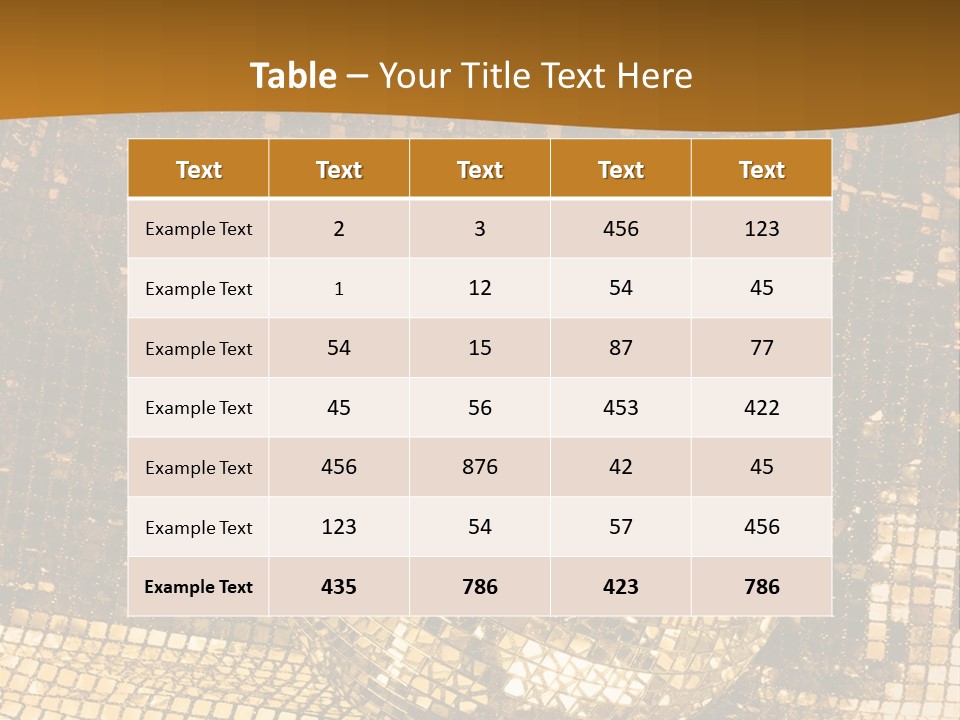 Sphere Glamour Sparkle PowerPoint Template