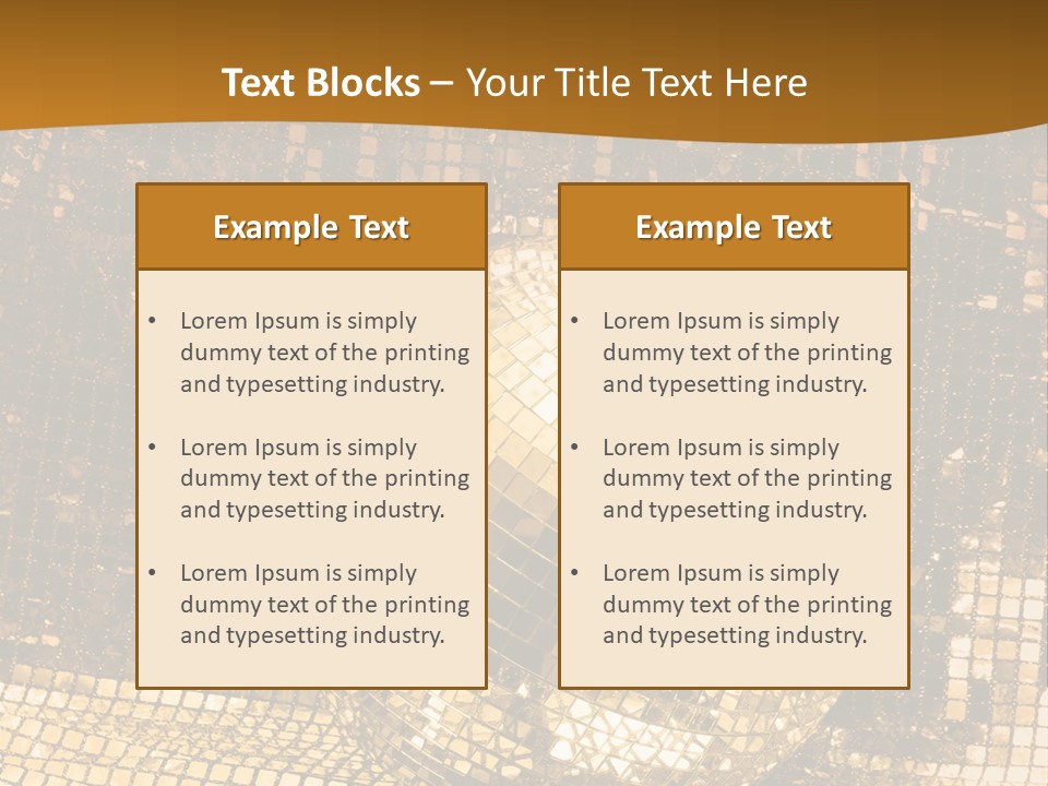 Sphere Glamour Sparkle PowerPoint Template