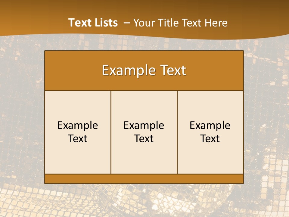 Sphere Glamour Sparkle PowerPoint Template