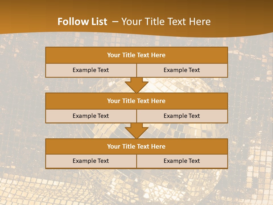 Sphere Glamour Sparkle PowerPoint Template