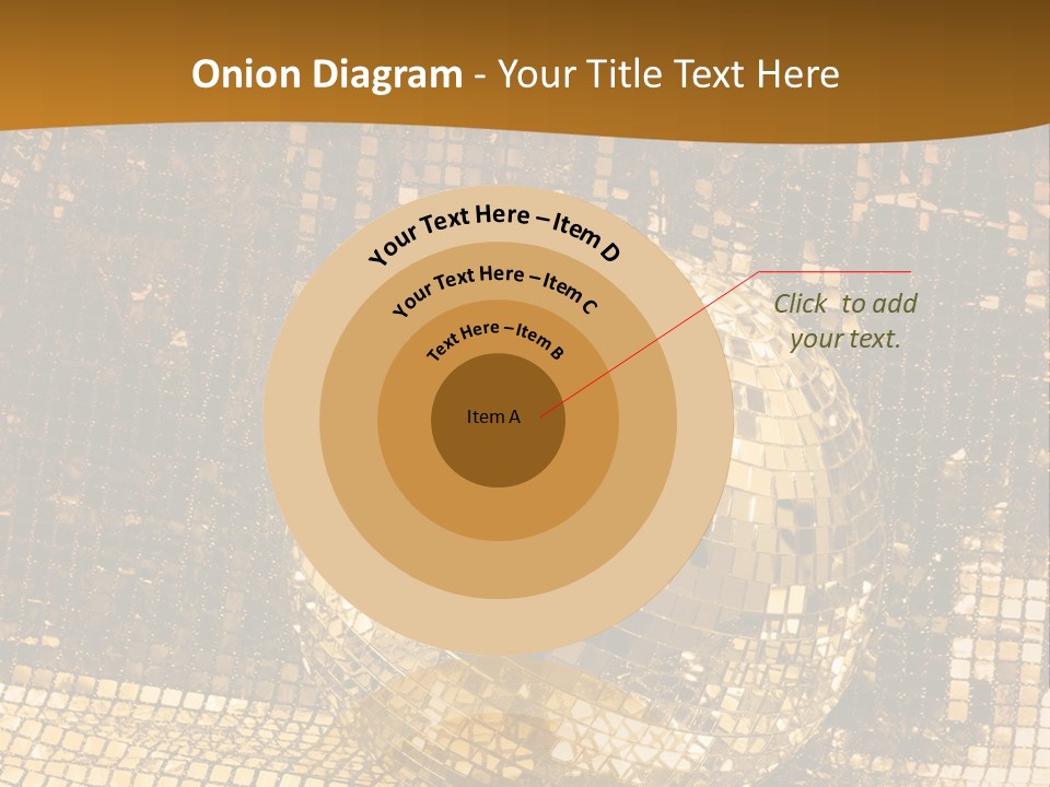 Sphere Glamour Sparkle PowerPoint Template