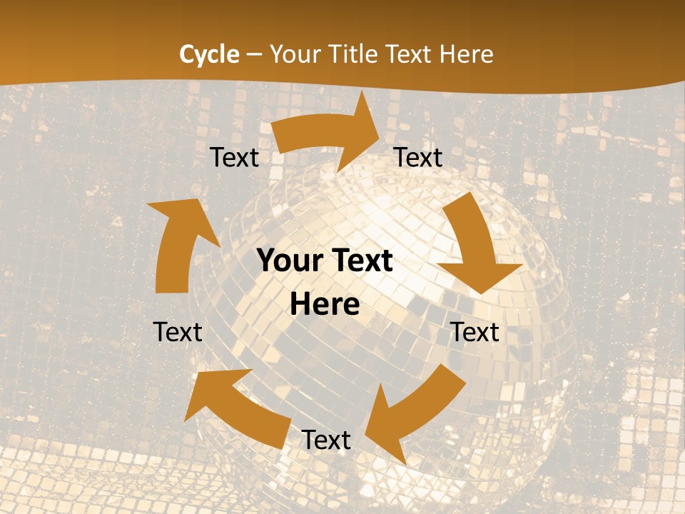 Sphere Glamour Sparkle PowerPoint Template