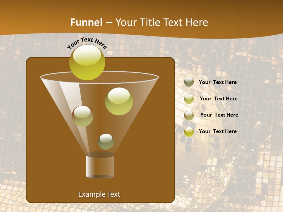 Sphere Glamour Sparkle PowerPoint Template