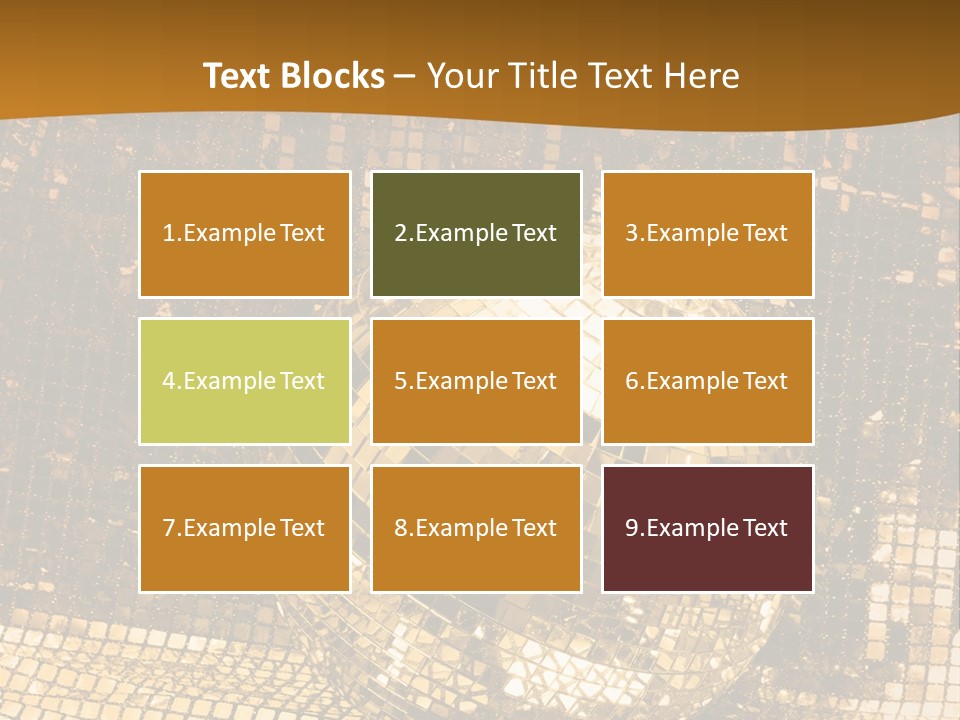 Sphere Glamour Sparkle PowerPoint Template