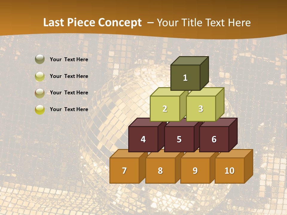 Sphere Glamour Sparkle PowerPoint Template