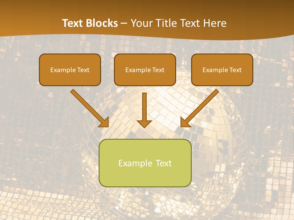 Sphere Glamour Sparkle PowerPoint Template