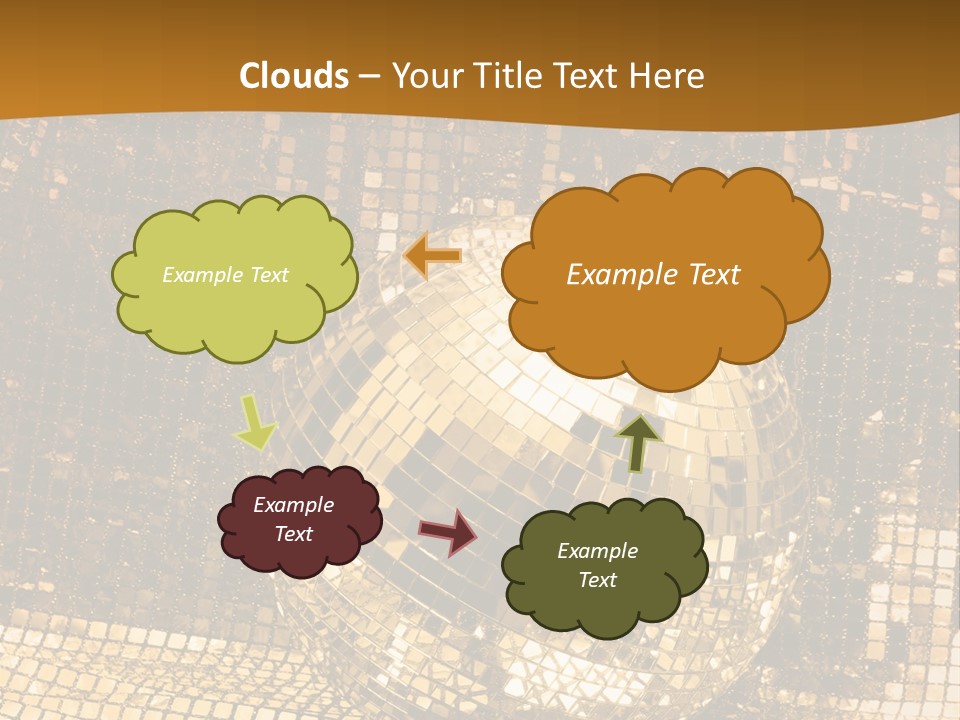 Sphere Glamour Sparkle PowerPoint Template