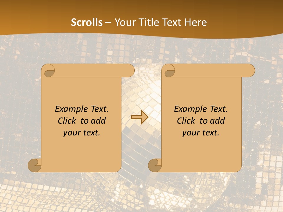 Sphere Glamour Sparkle PowerPoint Template