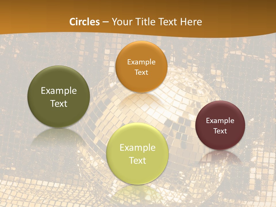 Sphere Glamour Sparkle PowerPoint Template