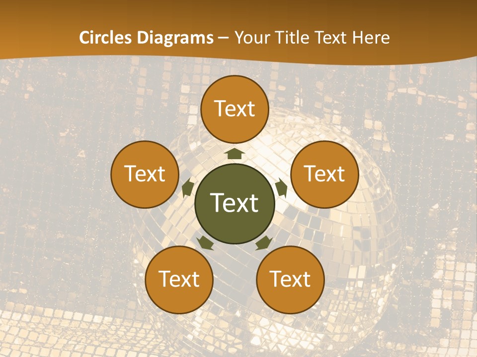 Sphere Glamour Sparkle PowerPoint Template