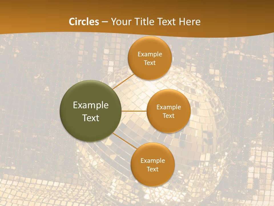 Sphere Glamour Sparkle PowerPoint Template