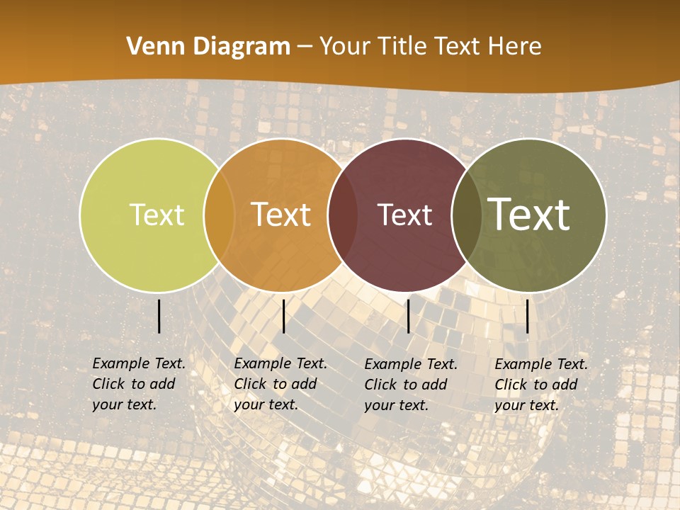 Sphere Glamour Sparkle PowerPoint Template