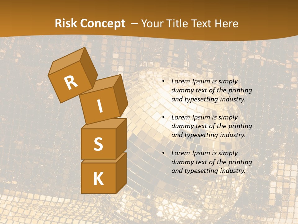 Sphere Glamour Sparkle PowerPoint Template