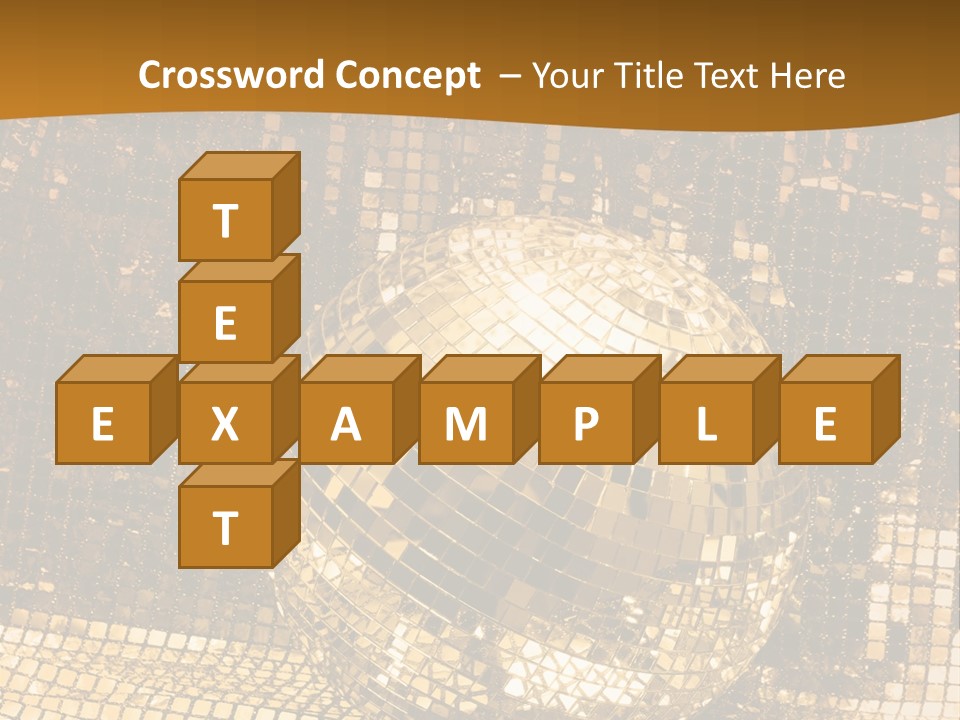 Sphere Glamour Sparkle PowerPoint Template