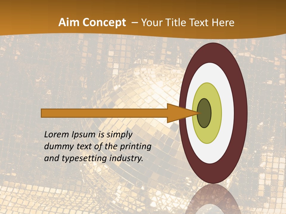 Sphere Glamour Sparkle PowerPoint Template