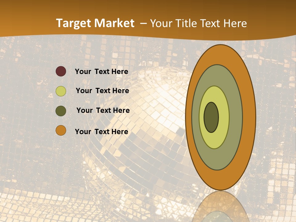 Sphere Glamour Sparkle PowerPoint Template