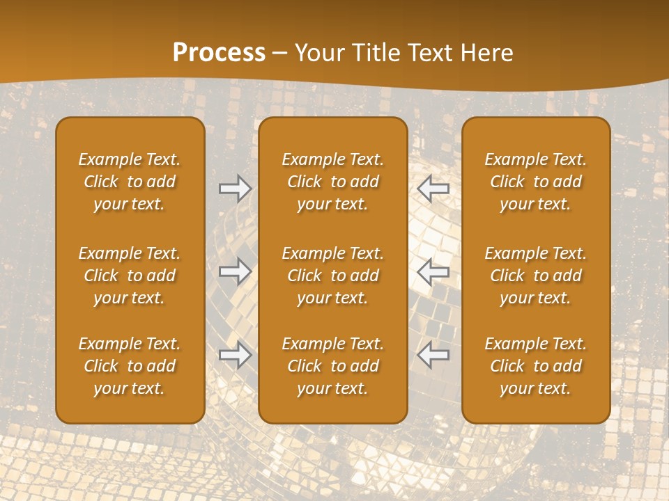 Sphere Glamour Sparkle PowerPoint Template