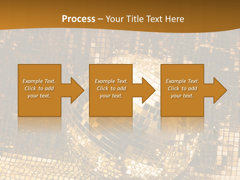 Sphere Glamour Sparkle PowerPoint Template