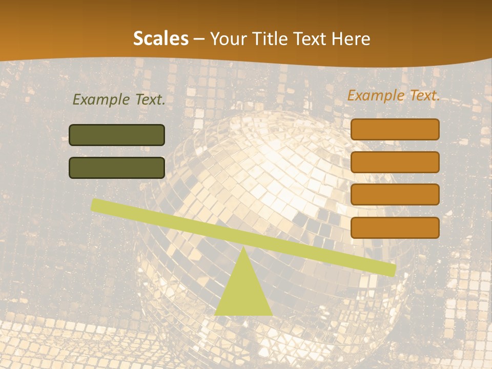 Sphere Glamour Sparkle PowerPoint Template