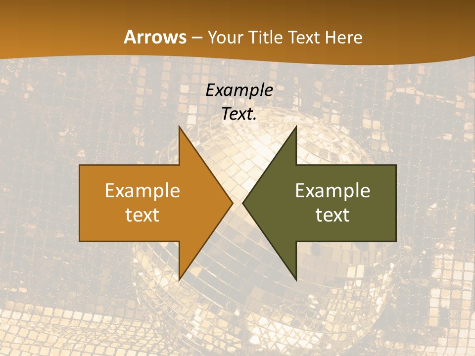 Sphere Glamour Sparkle PowerPoint Template