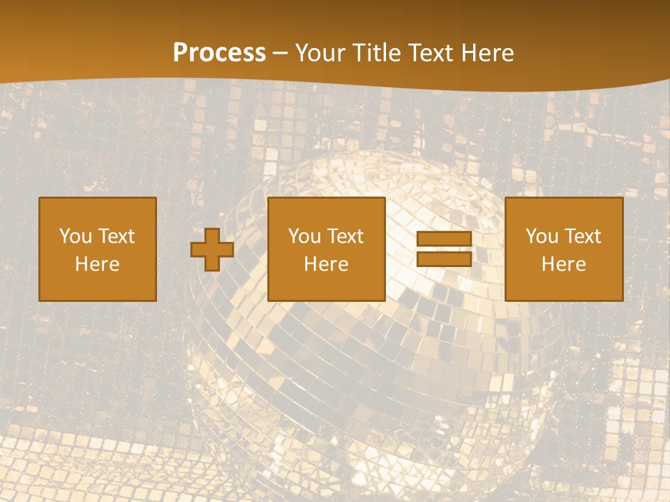 Sphere Glamour Sparkle PowerPoint Template