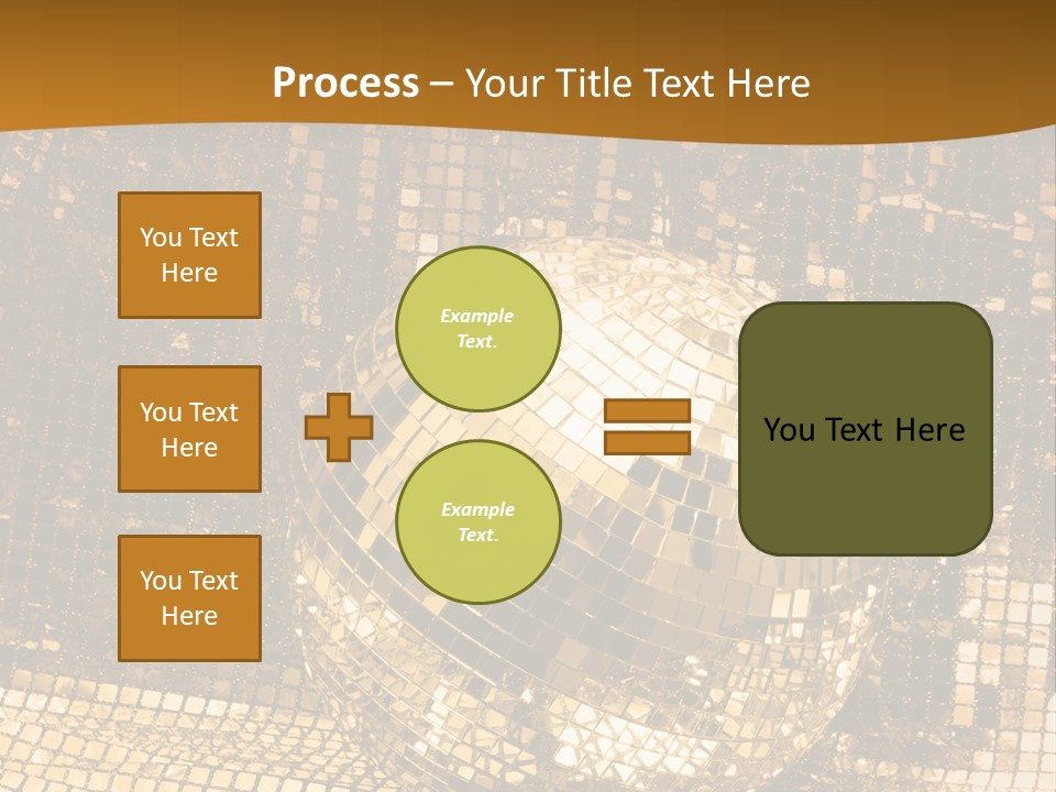Sphere Glamour Sparkle PowerPoint Template