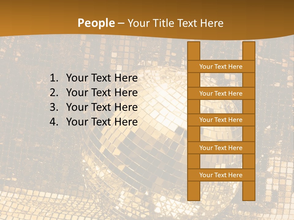 Sphere Glamour Sparkle PowerPoint Template