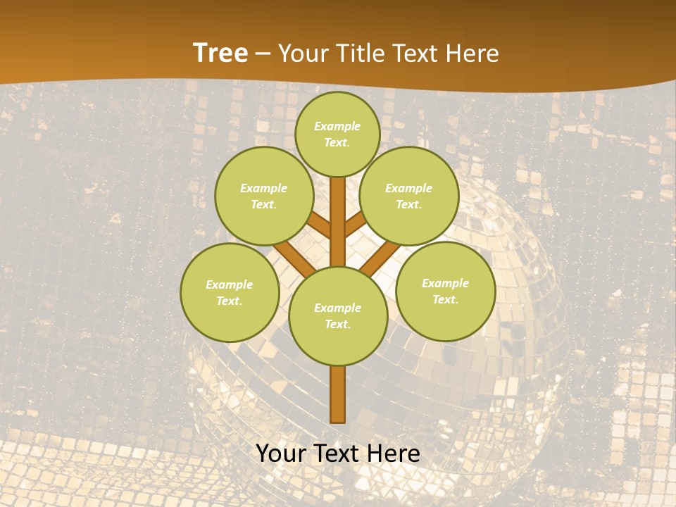 Sphere Glamour Sparkle PowerPoint Template