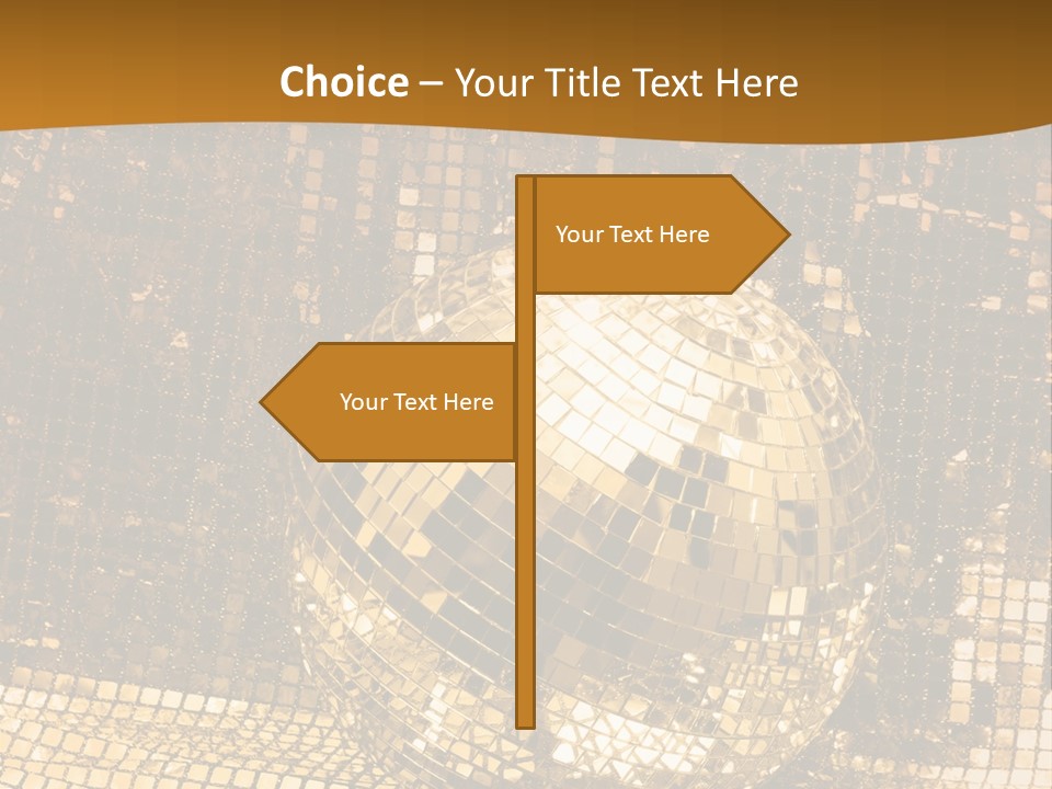 Sphere Glamour Sparkle PowerPoint Template