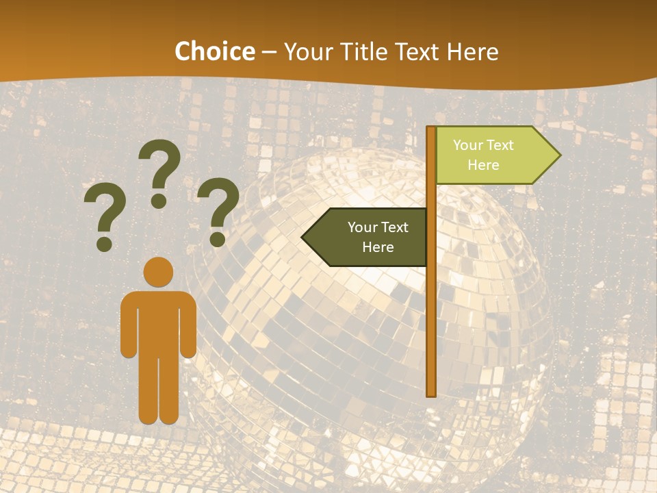 Sphere Glamour Sparkle PowerPoint Template