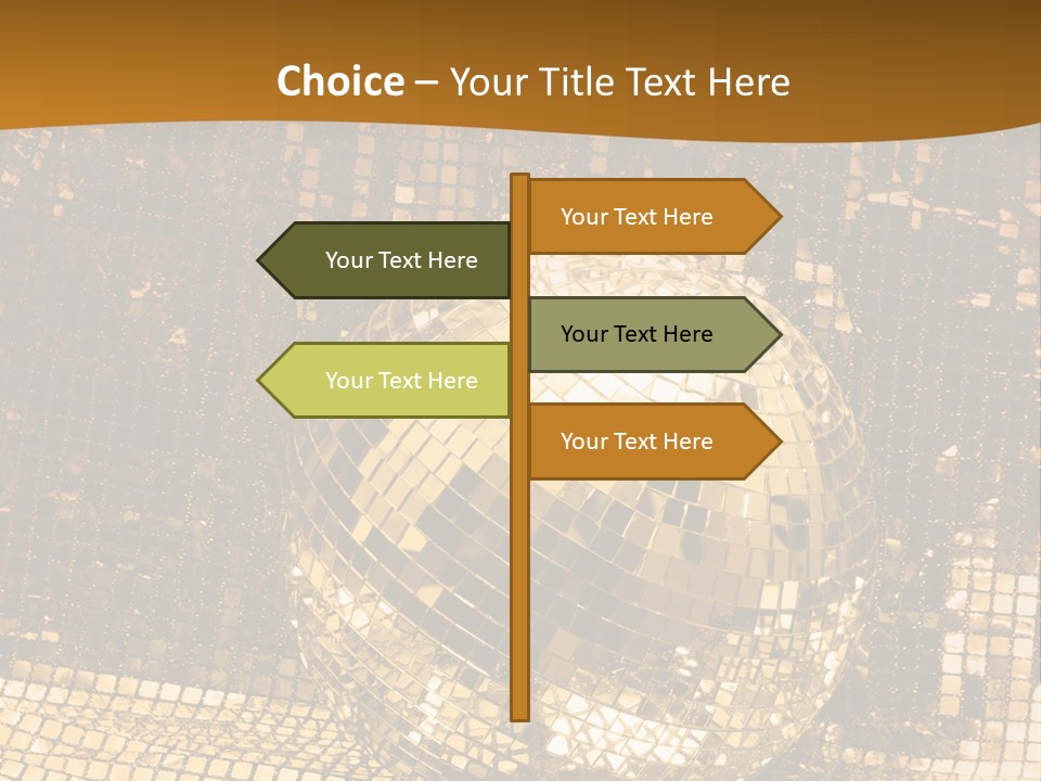 Sphere Glamour Sparkle PowerPoint Template