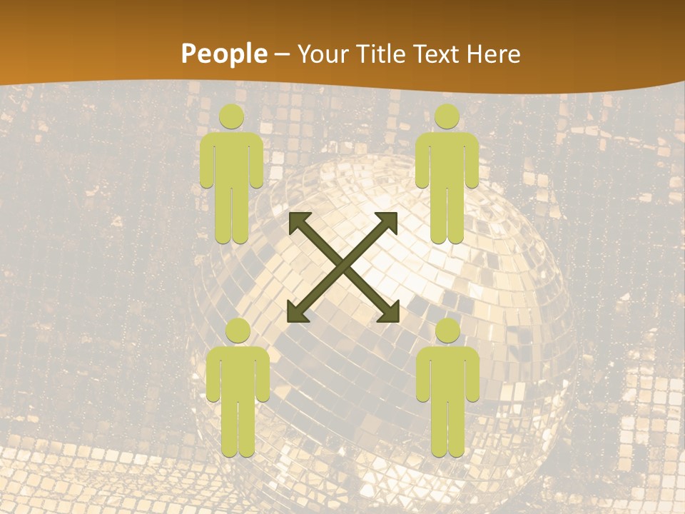 Sphere Glamour Sparkle PowerPoint Template