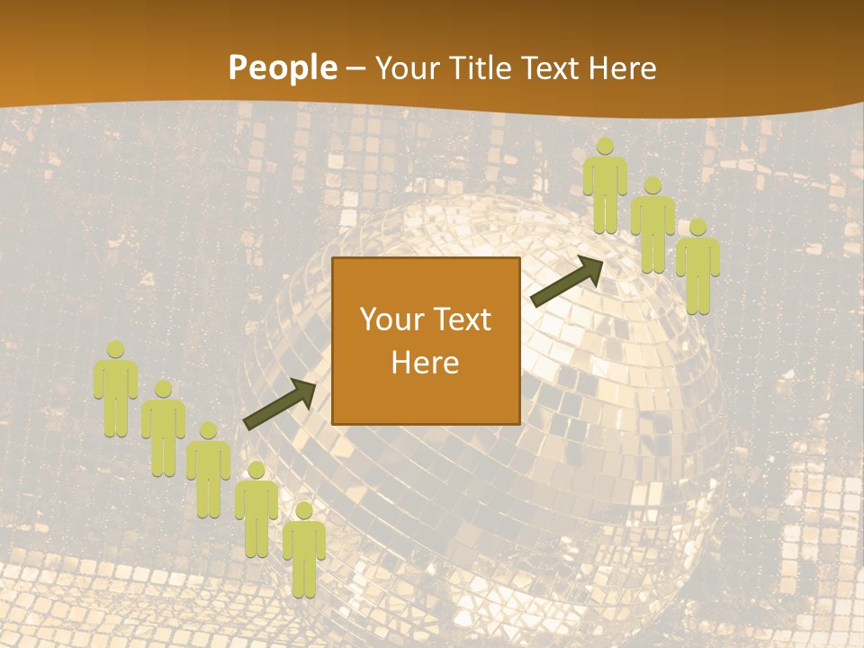 Sphere Glamour Sparkle PowerPoint Template