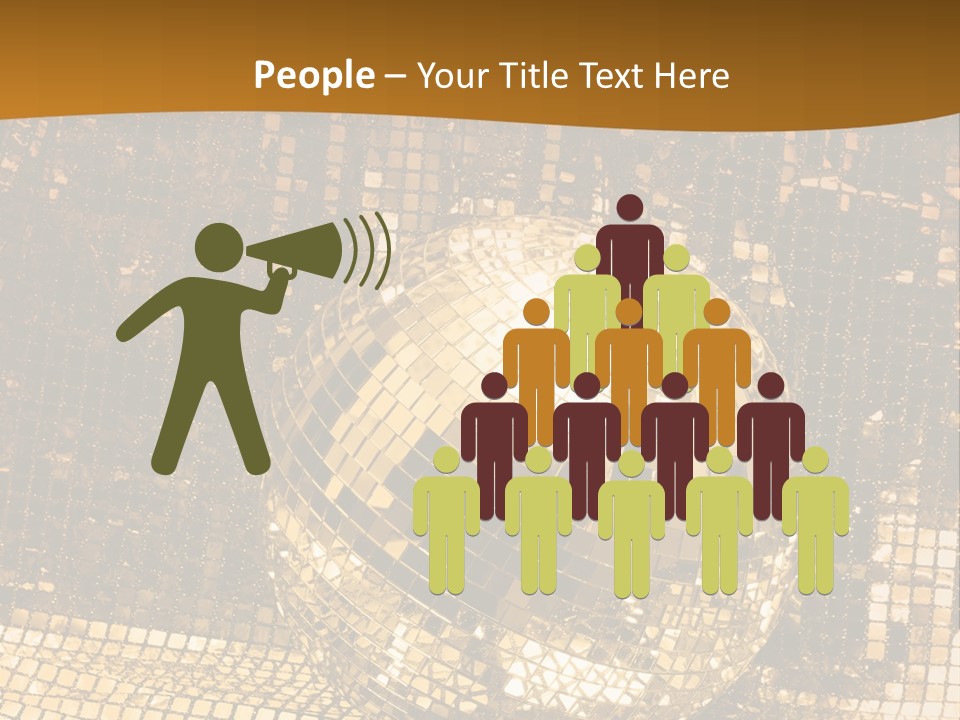 Sphere Glamour Sparkle PowerPoint Template