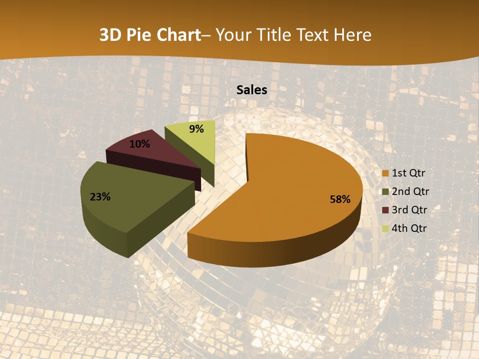 Sphere Glamour Sparkle PowerPoint Template