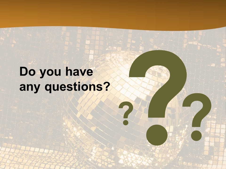 Sphere Glamour Sparkle PowerPoint Template