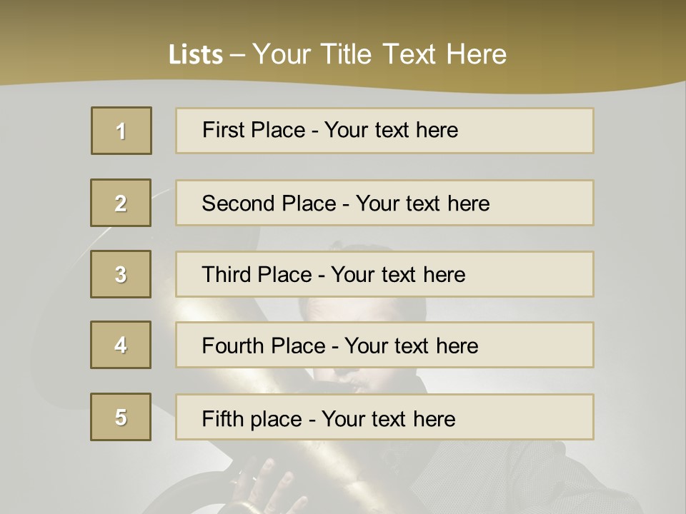 Skill Blow Mouthpiece PowerPoint Template