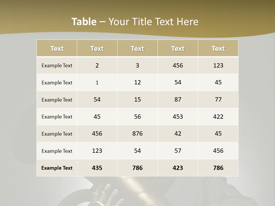 Skill Blow Mouthpiece PowerPoint Template