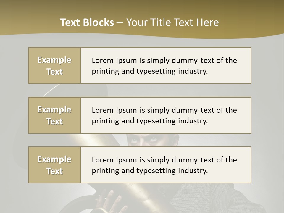 Skill Blow Mouthpiece PowerPoint Template