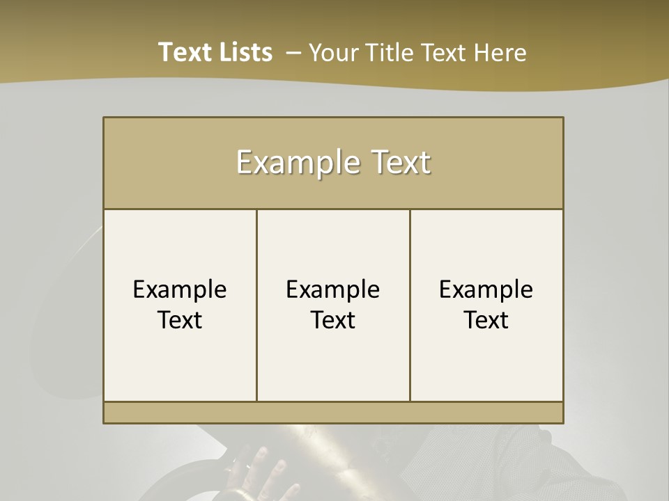 Skill Blow Mouthpiece PowerPoint Template
