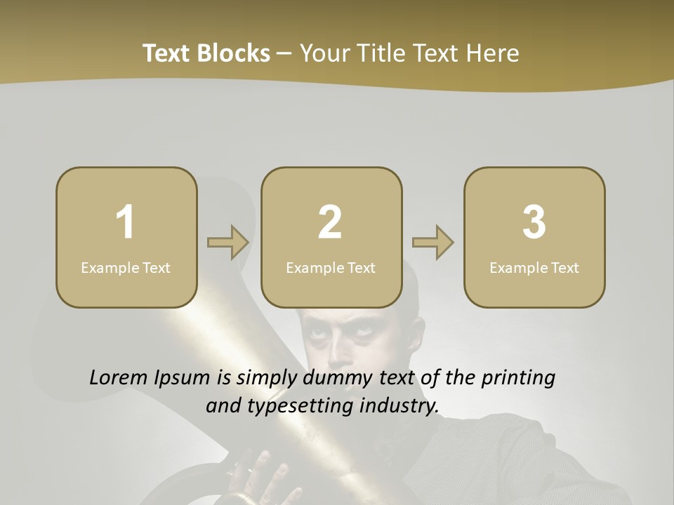 Skill Blow Mouthpiece PowerPoint Template