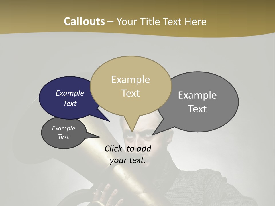 Skill Blow Mouthpiece PowerPoint Template