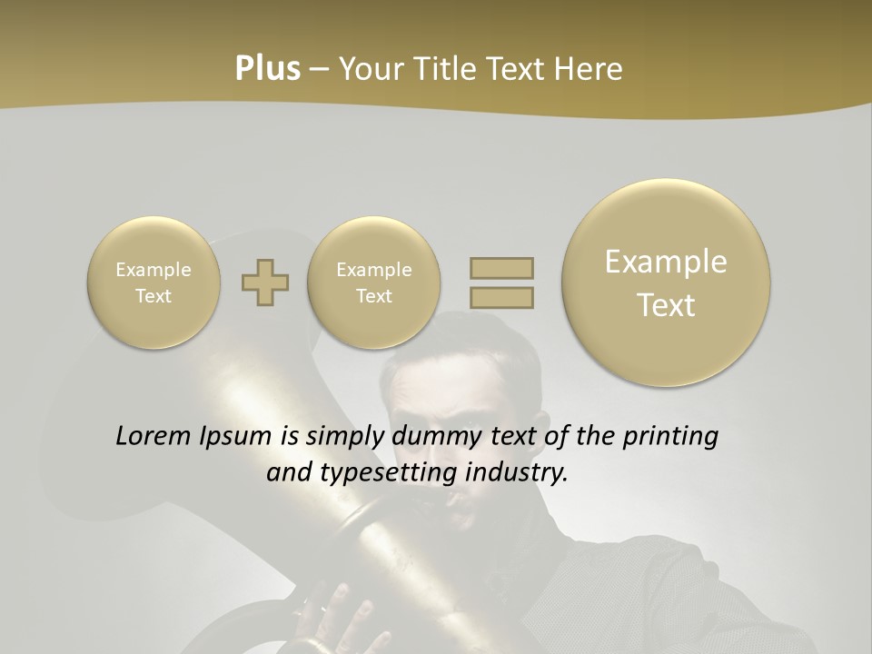 Skill Blow Mouthpiece PowerPoint Template