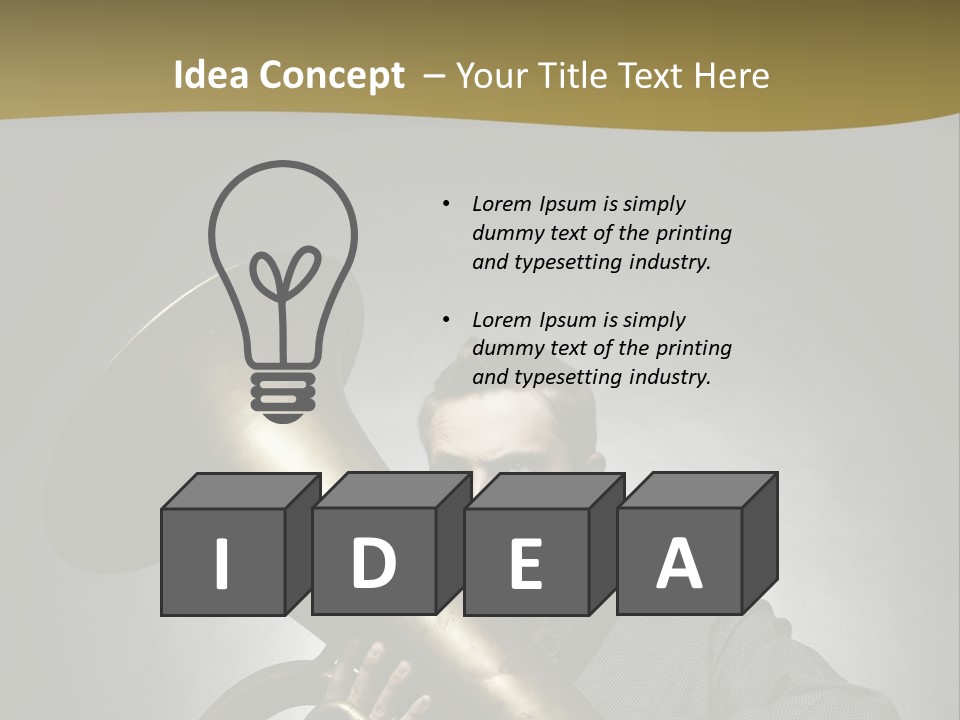 Skill Blow Mouthpiece PowerPoint Template