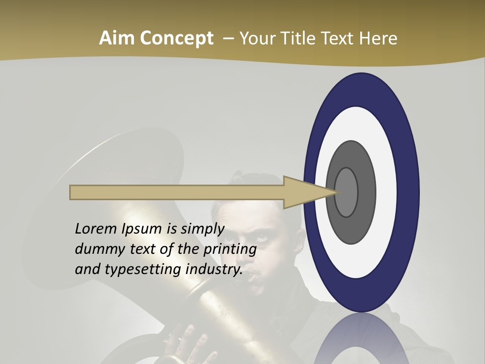 Skill Blow Mouthpiece PowerPoint Template