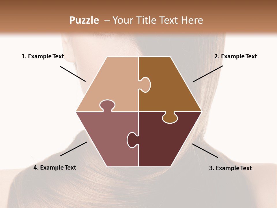 Eyes Hairstyle Beautiful PowerPoint Template