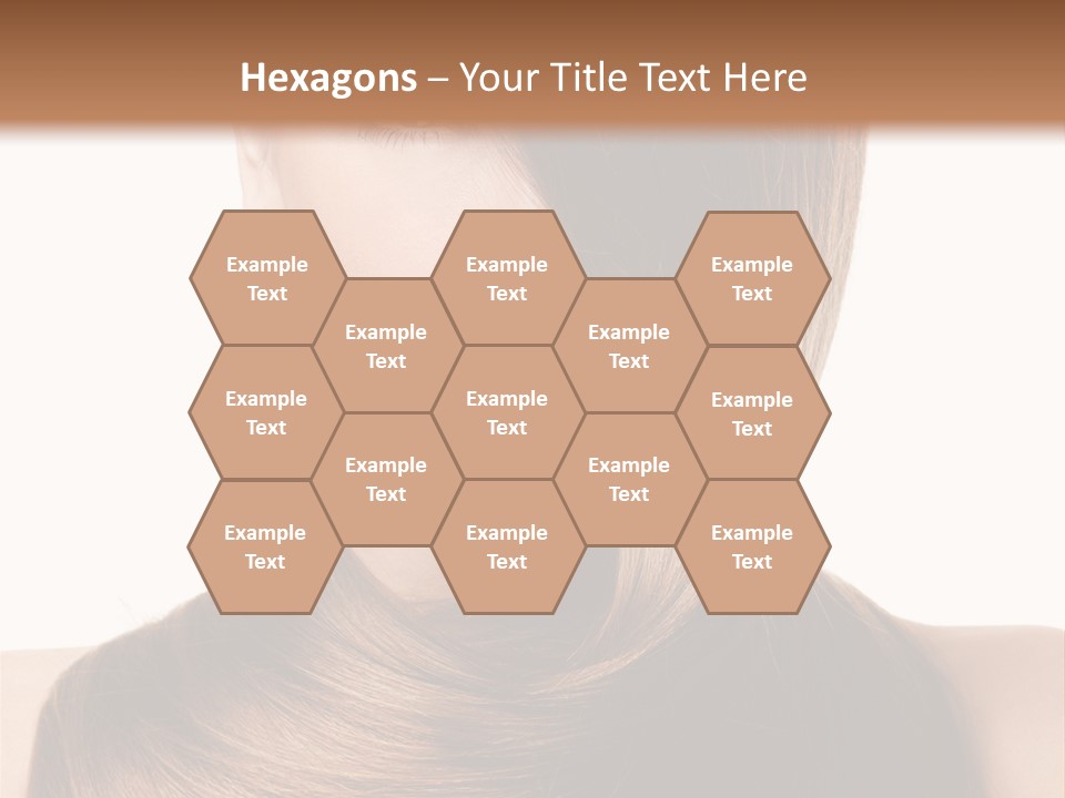 Eyes Hairstyle Beautiful PowerPoint Template